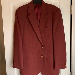 Vintage Wine Red Brooke & Deane Blazer